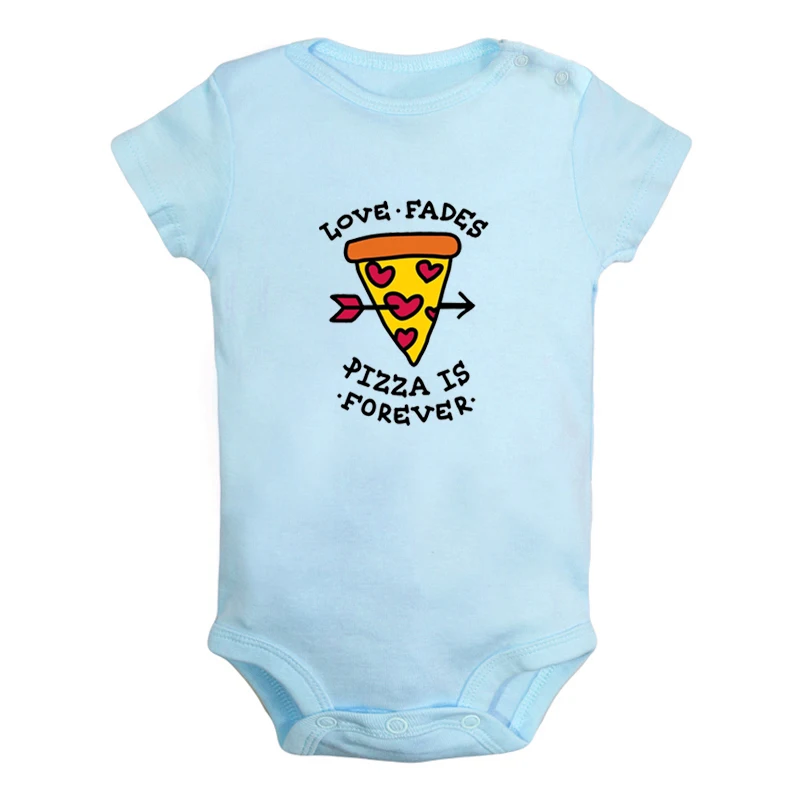 JcBaby2316BLD Одежда для новорожденных мальчиков и девочек с принтом «Love Fades», «Pizza is Forever», «Pineapple», «WiFi», комбинезон с принтом, боди для младенцев, комплекты одежды из хлопка - Цвет: JcBaby2316BLD
