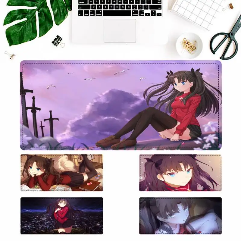 Недорогой коврик для мыши Fatestaynight Rin Tohsaka ноутбука ПК Настольный большого