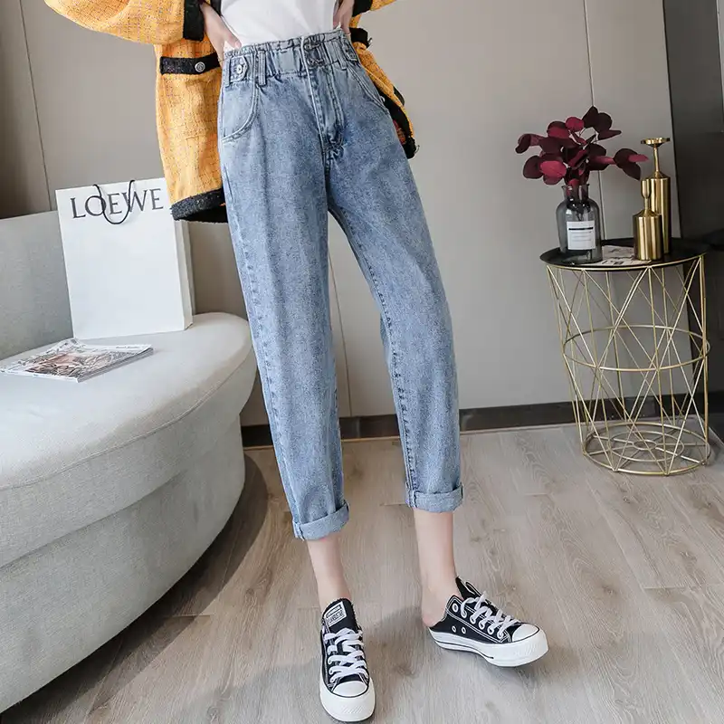 slouchy fit jeans