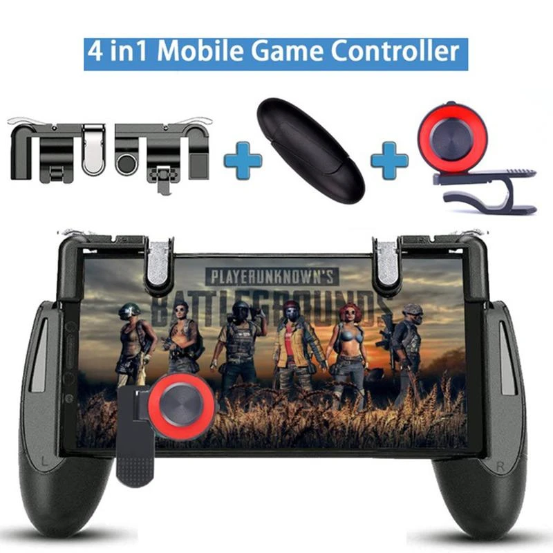 Kuulee Gamepad For Knives Out Pubg Mobile Phone Shoot Game Controller L1r1 Shooter Trigger Fire Button 3 In 1 For Ios Android Gamepads Aliexpress
