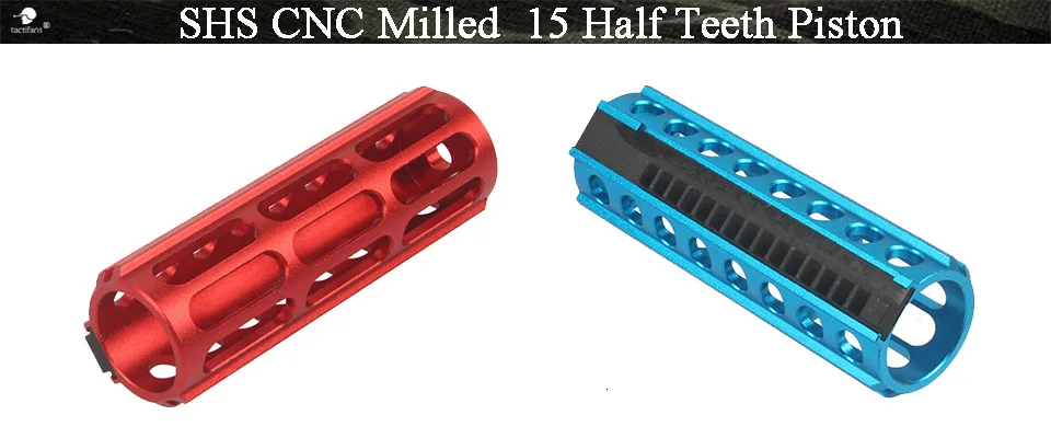 Tactifans CNC алюминиевый фрезерованный корпус с 14 15 19 полностью металлический зубчатый поршень или Половина зубов страйкбольный привод гирбокс Ver 2/3 охотничий армейский