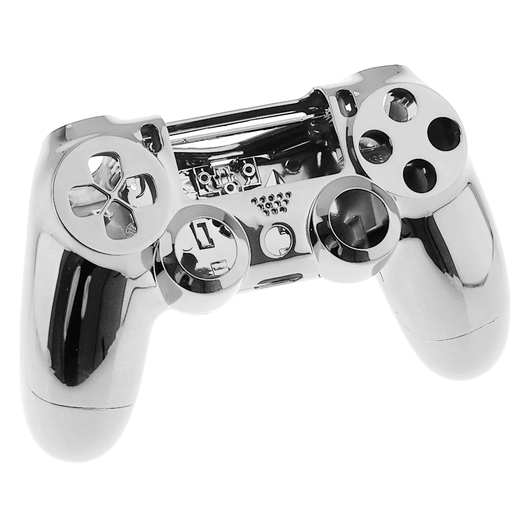 Хромированная передняя панель корпуса для PS4 Pro контроллер идеальный сменный из хрома покрытие поверхности
