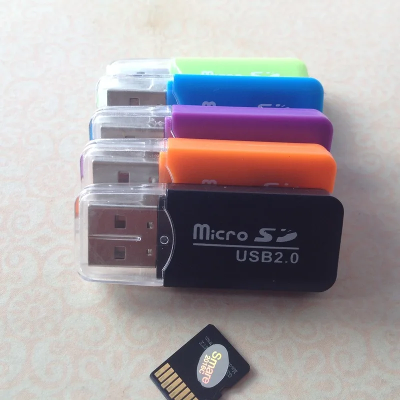 High Speed Mini USB 2 0 Micro SD TF T Flash Memory Card Reader Adapter for 3