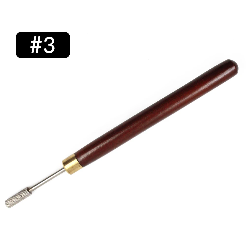 NO.3 Oil Pen Сделай Сам кожевенное ремесло край масло медицинский инструмент роликовая ручка кожаное масло аксессуары для рисования инструмент кожаный край масляный ролик ручка - Цвет: NO.3 Oil Pen