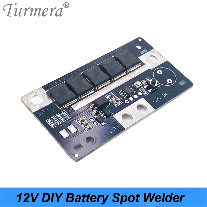 Turmera 12 В DIY контроллер точечной сварки BMS для 18650 26650 32700 паяльная батарея 0,15 мм и Аккумуляторный блок с ручкой для сварки