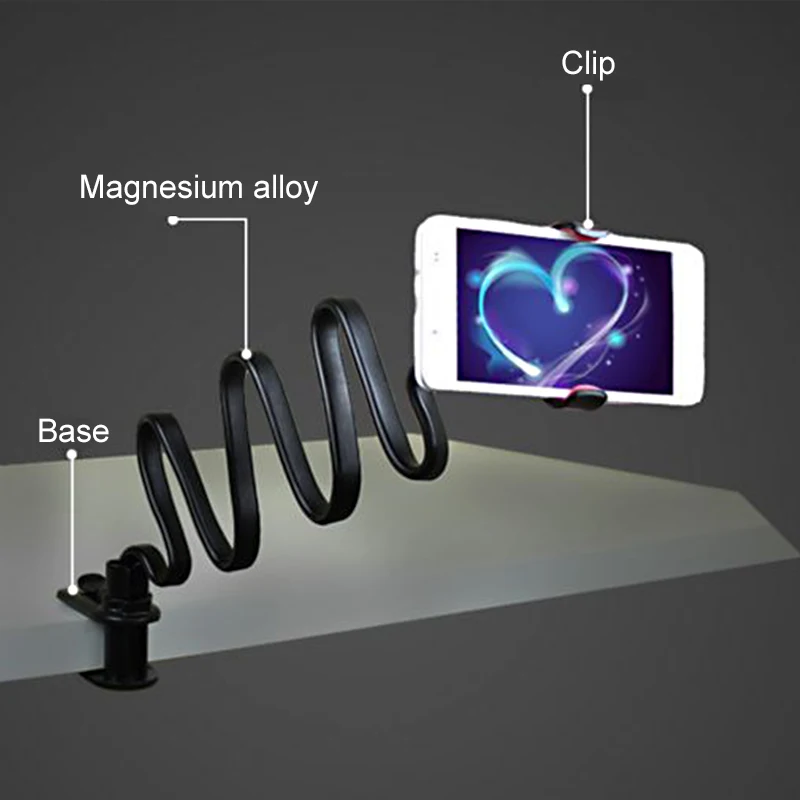 Держатель для мобильного телефона Универсальный Ленивый Кронштейн длинная рука гибкий 360 зажим для мобильного телефона кровать настольная спальня тренажерный зал офис