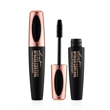 

1pcs 4D Silk Fiber Eyelash Makeup Waterproof Silicone Brush Head Mascara Lengthening Eyelash Mascara Cosmetics