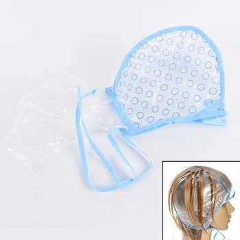 

Disposable hair coloring highlighting tinting bleach dye steak cap hook set