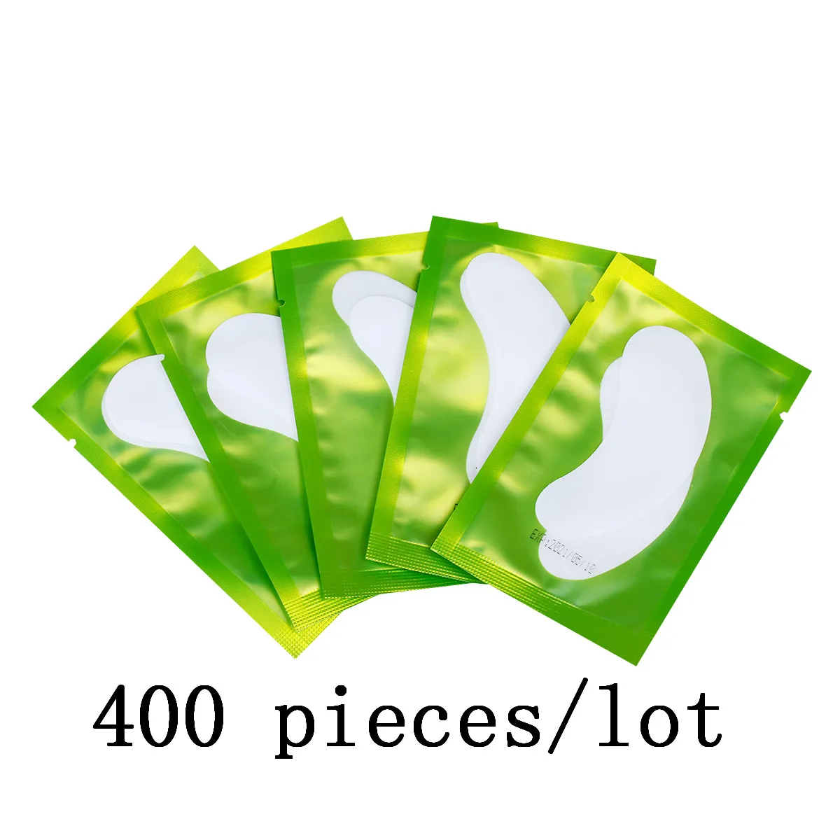 400Green 50 пар гелевых пластырей для наращивания ресниц патчи для наращивания ресниц-накладки для наращивания ресниц профессиональное наращивание ресниц - Цвет: 400Green