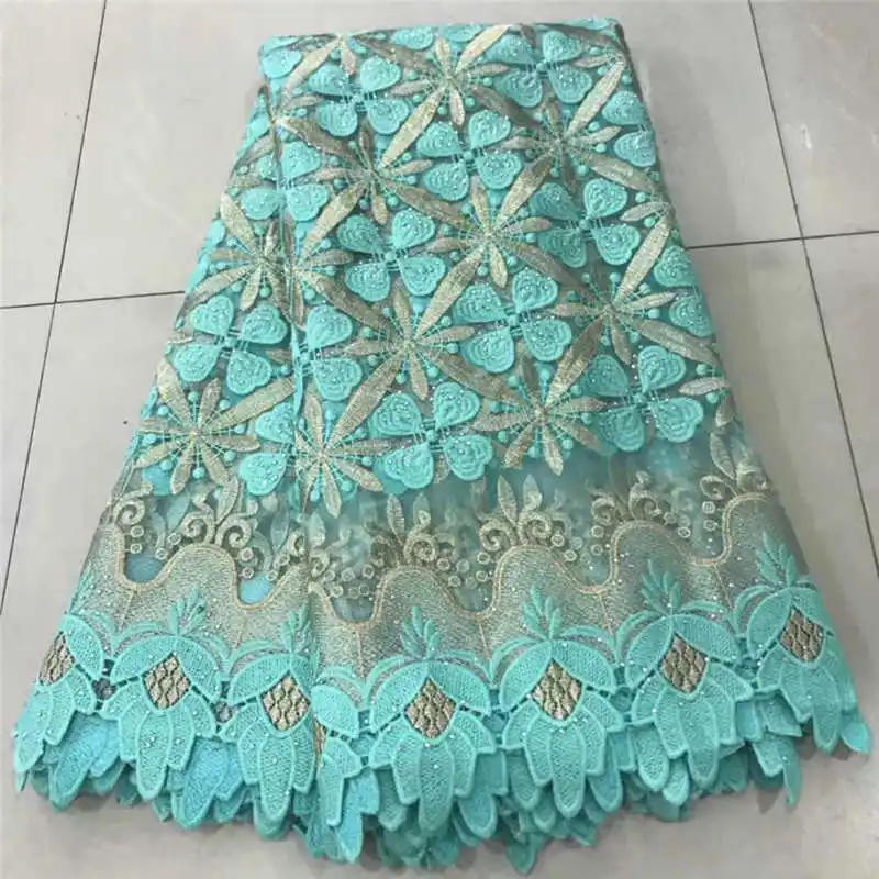 

2019latest lace fabric African French Net Mesh Lace with stones fabric for Nigerian Evening Dresses Winn322e
