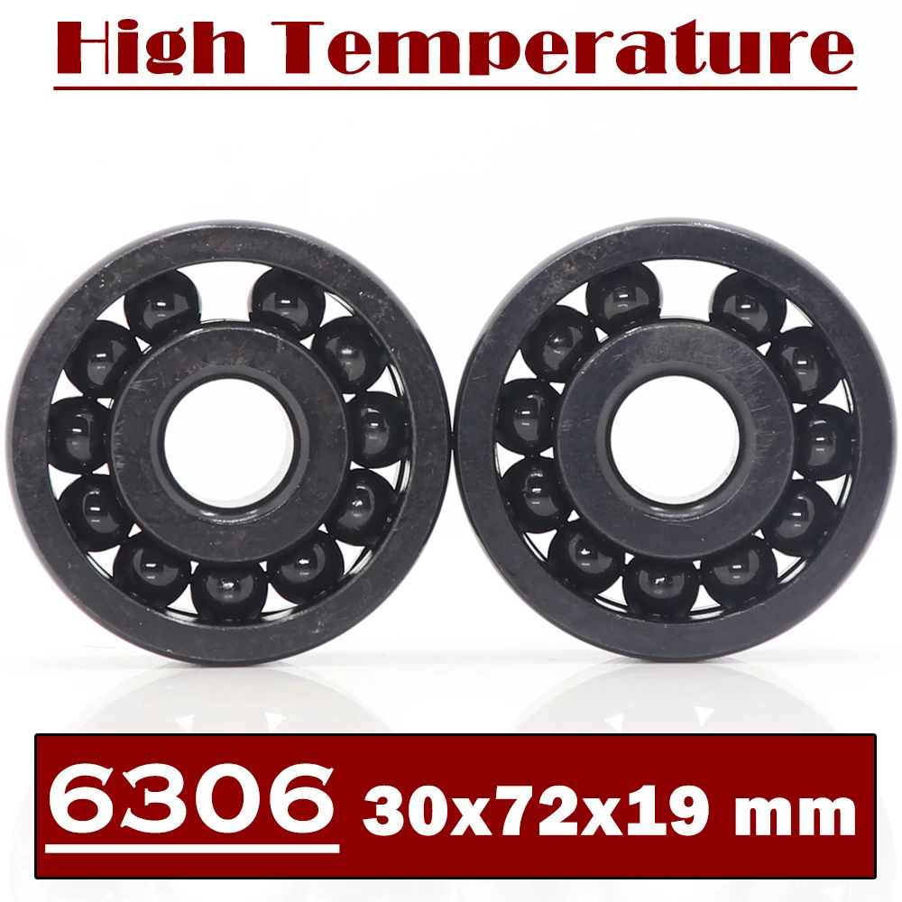 

6306 High Temperature Bearing 30*72*19 mm ( 2 Pcs ) 500 Degrees Celsius Full Ball Bearings