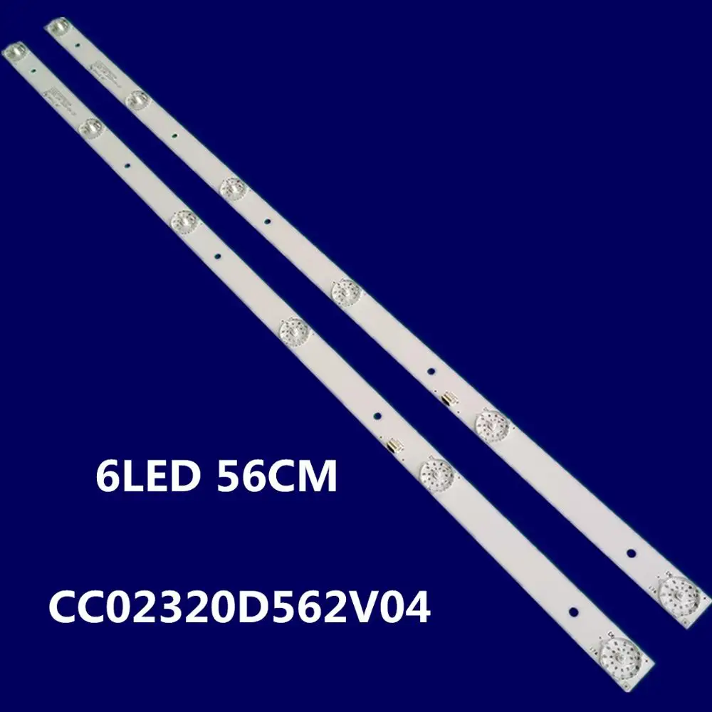 Новинка светодиодная подсветка CC02320D562V04 для 32-дюймовой строчки детской лампы 6 в