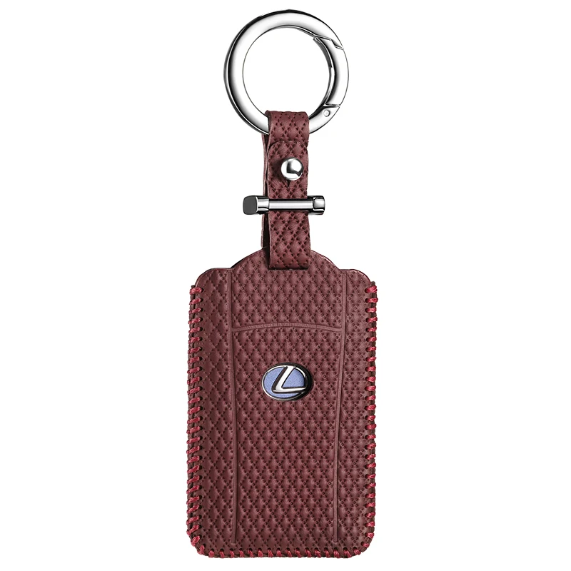 Luckeasy кожаный чехол для ключей LEXUS LX 570 2013/ LS 2010 600hl автомобильный чехол для ключей кошелек держатель для ключей key4y - Название цвета: brown 3