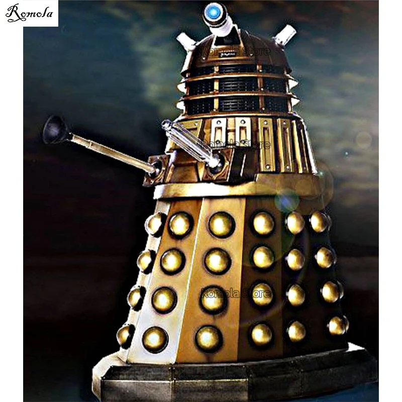 Космическая машина Великобритания Dalek Алмазная вышивка 5D DIY полный
