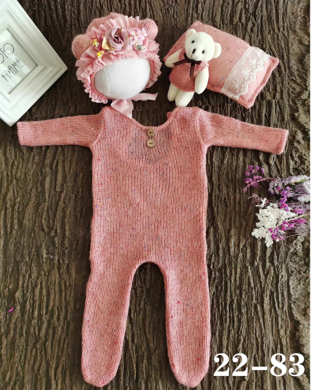 0-1 Month Newborn Photography Props Hat Baby Boy Girl Romper Bodysuits Outfit  Photography Baby Studio Shooting Props Clothing 6