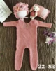 0-1 Month Newborn Photography Props Hat Baby Boy Girl Romper Bodysuits Outfit  Photography Baby Studio Shooting Props Clothing 6