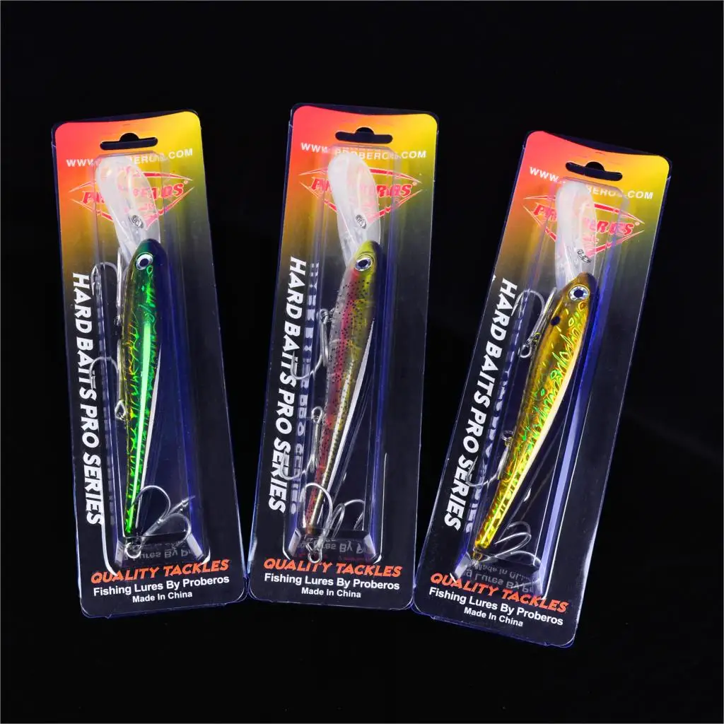 1PC Fishing Bait Exported to USA Fishing Tackle 41g/20cm Big Fishing Lure With 1/0# Hook Plastic Hard Bait 10 Color Optional