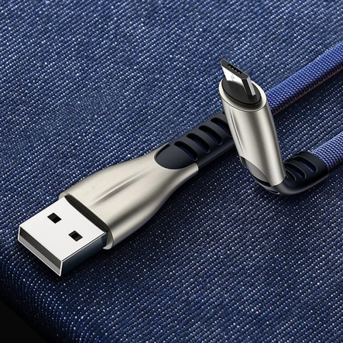Провод для быстрой зарядки Micro USB кабель для передачи данных и зарядки type C вязаный кабель для смартфонов и сотовых телефонов PUO88