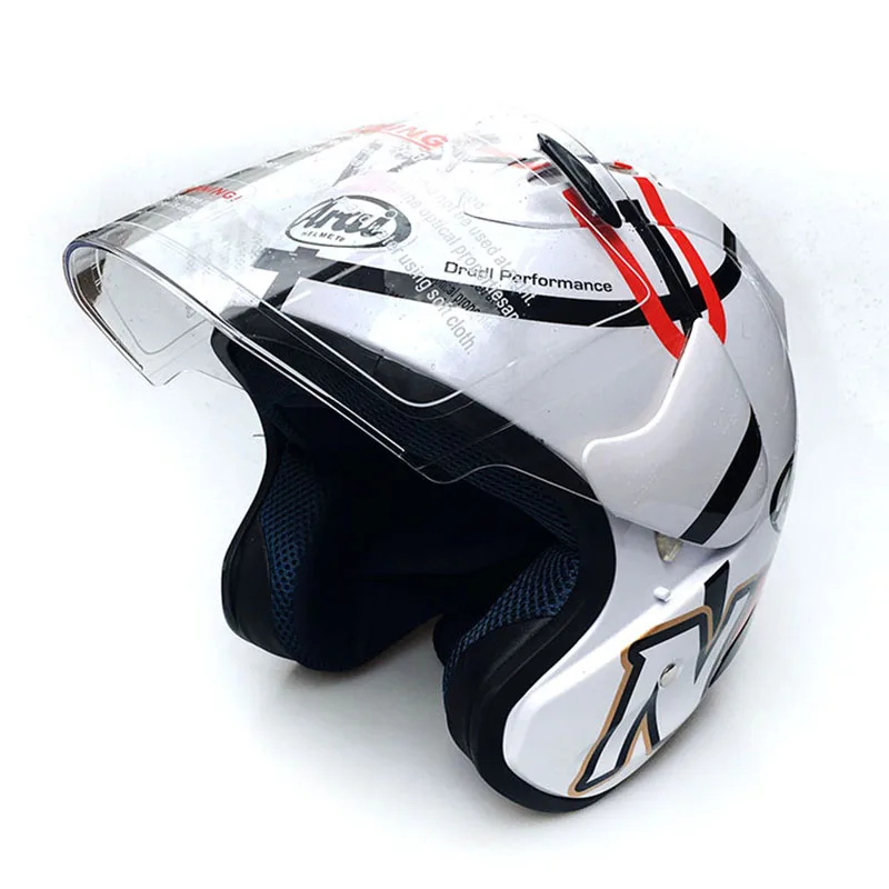 Мотоциклетный полушлем классический всесезонный защитный шлем унисекс индивидуальный дизайн гоночный Женский шлем