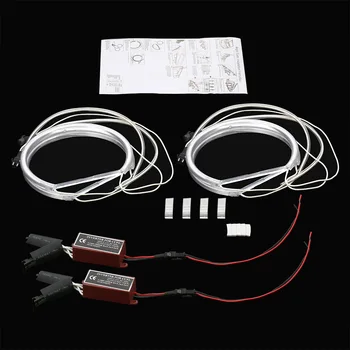 

LED Angel Eyes for BMW E46 halo light Error Free SMD angel eye E36 E38 E39 E46 Projector White Yellow Blue Angel Eyes