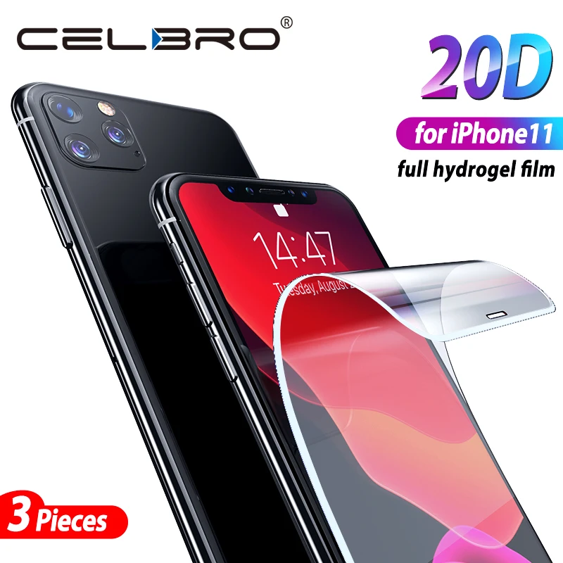

Not Glass Screen Protector for iPhone 11 pro Max Protective Film Hydrogel Protector for iPhone 11 pro 11pro Max Screen Protector