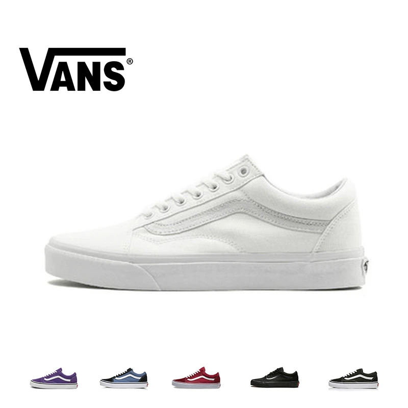 VANS OLD SKOOL для мужчин и женщин скейтборд обувь многоцветный оригинальный подлинный