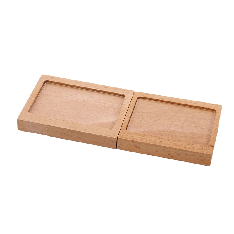 length10cm Price Paper Tags Label Rack Solid Wood Display Stand Name Card Solid Menu Sign Holder Stand Home Office Storage Supplies - Цвет: length10cm