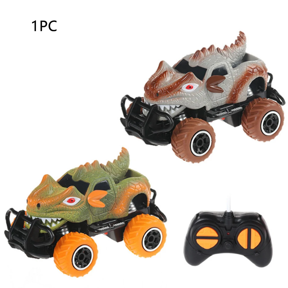4 Channels Battery Powered Birthday Gift For Toddler Portable ABS Mini Non Toxic RC Car Indoor Outdoor Dinosaur Toy Easy Install