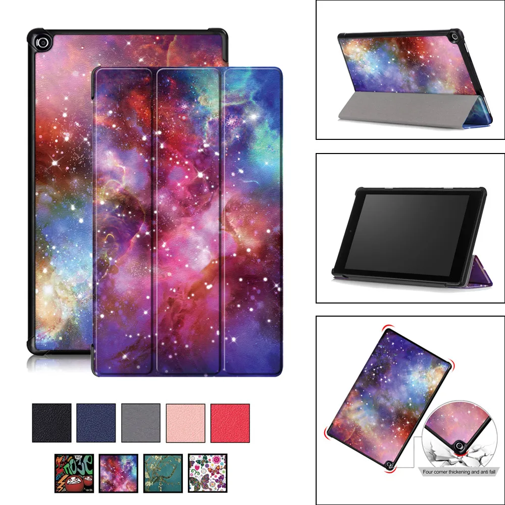 Для Amazon Kindle Fire HD 10 9th Gen Магнитный кожаный чехол-подставка для Amazon Kindle HD 10 Smart Flip Capa Funda