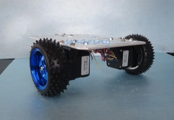 200x150mm Wheel Robot Smart Car Chassis With Speed Encoder 2 Wheel Drive Car For DIY Kit Educational Teaching Tool