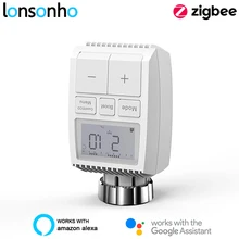 

Lonsonho Tuya Zigbee Smart Radiator Thermostat Valve Temperature Controller Thermostatic Compatible ZHA Zigbee2MQTT