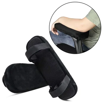 

2pcs Ultra-Soft Memory Foam Chair Armrest Pads Arm Elbow Pillow Support Universal Fit For Home Office Chair