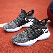 Ультра светильник, баскетбольные кроссовки, мужская обувь, Uptempo, ретро 11, баскетбольные ботинки, дышащие, вязанные, сетчатые кроссовки для мальчиков, спортивные кроссовки