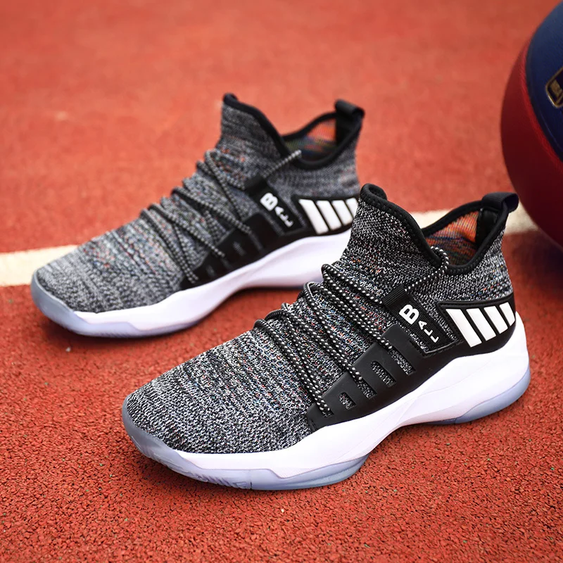 

Boost Light Basketball Shoes Men Jordan Shoes Uptempo Jordan Retro Boots Breathable Knitting Jordan Sneakers Boys Sport Trainers