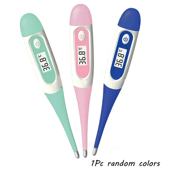 

Portable Fever Temperature Monitor Baby Children Home LCD Digital Temperature Thermometer Gun Soft Hea Thermometer