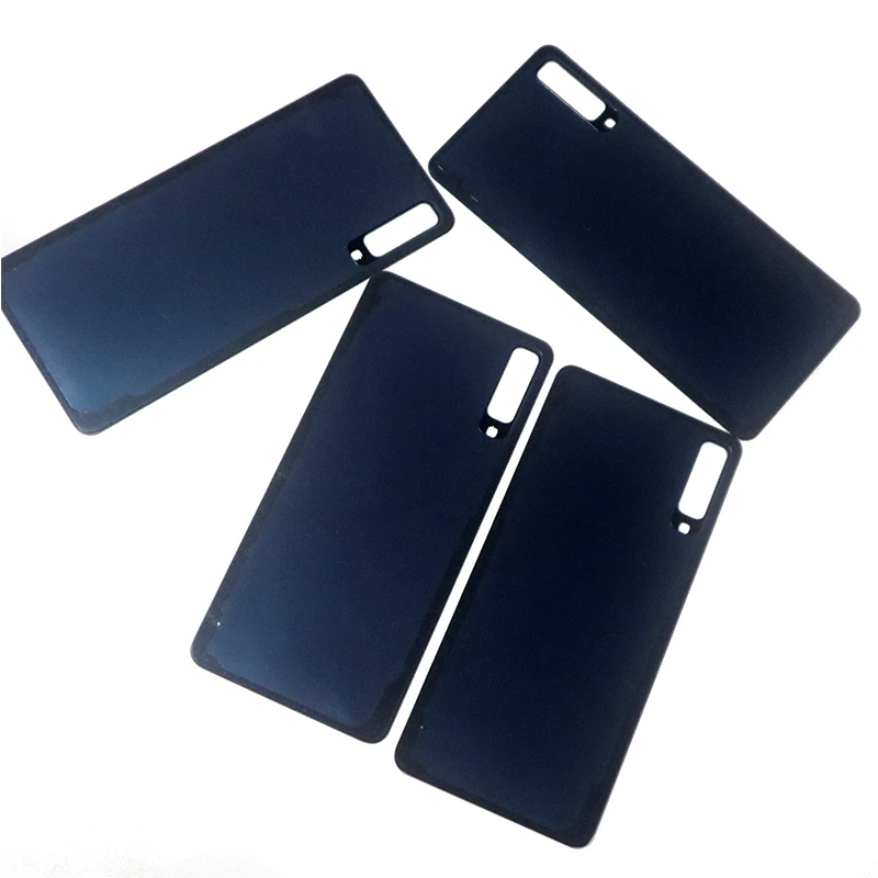 Samsung Galaxy A7 Задняя крышка батареи A750F чехол A750 SM-A750 задняя дверь корпус стеклянная панель запасные части, 4 цвета