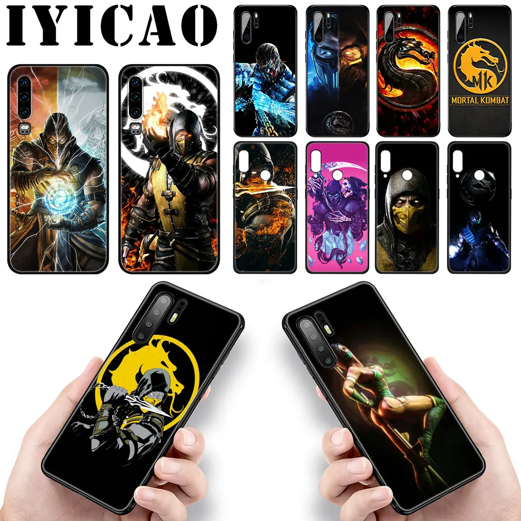 Мягкий силиконовый чехол Mortal kombat для Huawei P Smart Z Plus P30 P20 P10 P9 Lite Pro из ТПУ|Бамперы| |