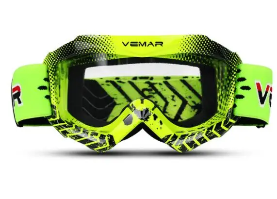 Motorcycle Goggles Clear Kids MX MTB Off-Road Dirt Kid Bike Goggles For Motocross Helmet gafas Moto Racing Child Glasses Yellow