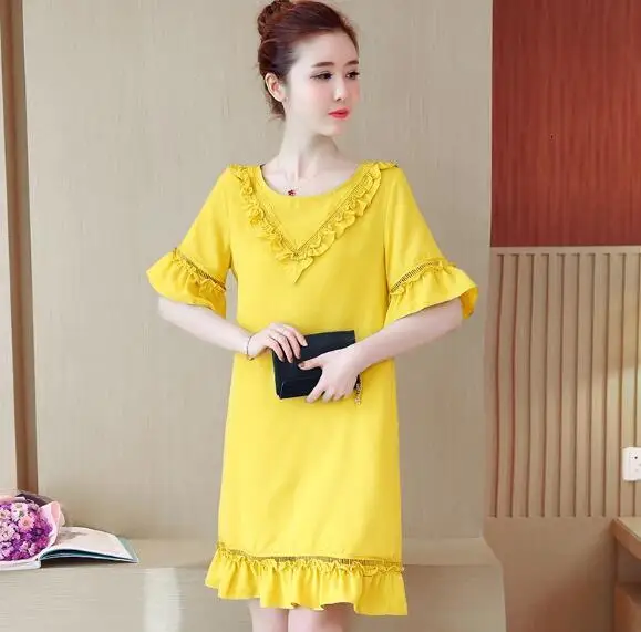

Fashion Short-sleeved Women's Dresses C-9