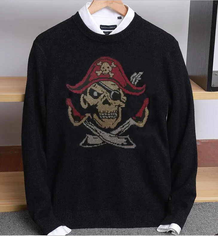

Kintting Sweater Men Casual Fashion Long Sleeve Diamond Rhinestone Autumn Winter Loose S-3XL Size Elasticity Male Pullover
