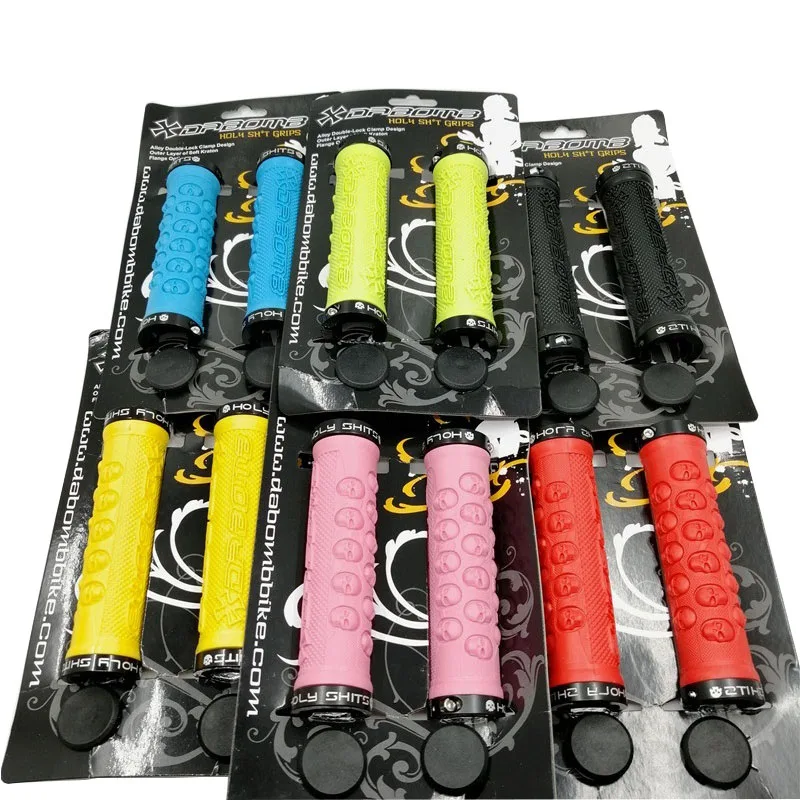 Puños Bicicleta Mtb Empuñaduras Para Bicicleta - Goma TPR Antideslizante, 120mm, Diámetro 22mm Manillar 22mm Niños