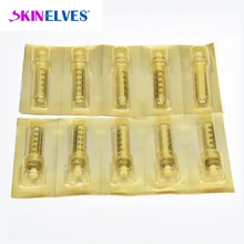 Одноразовая независимая Стерильная посылка с ампульной головкой, 50 шт., без иглы, для заливки губ, 0,5 мл, гиалуроновая ручка