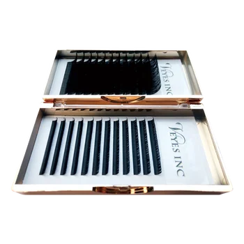 

VEYES INC 8-16mm Individual Synthetic Eyelashes Extension Fake Mink Russian Volume Lash accept Sample luxury custom your logo