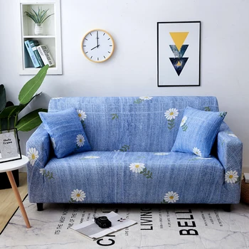 

Elastic Stretch Sofa Cover Slipcovers All-inclusive Couch Case For Different Size Sofa Loveseat Chair Sofa Case 1/2/3/4-Seater