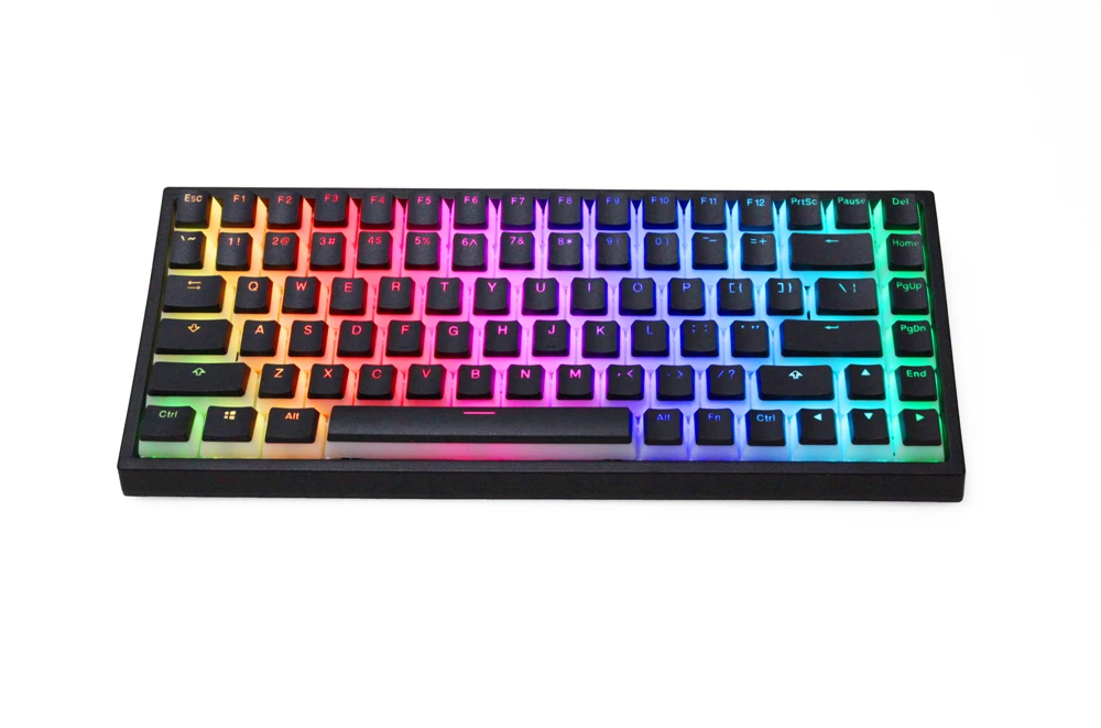 Pudim v2 Pbt Doubleshot Keycap Oem Retroiluminado para Teclado Mecânico Branco Preto G60 Poker 87 Tkl 104 108 Ansi Xd64 Xd68 - Imagem 2
