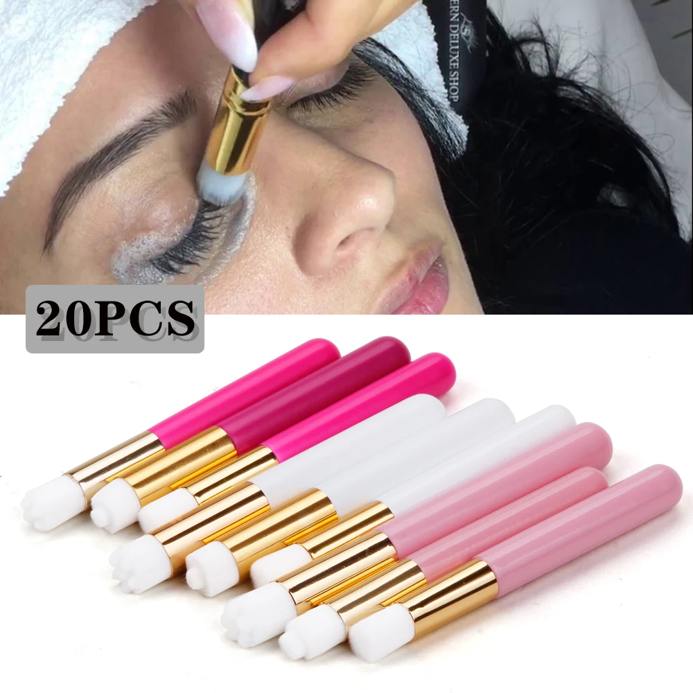 10/20pcs Professional Eyelash Cleaning Brush Eyelash Extensions Tools