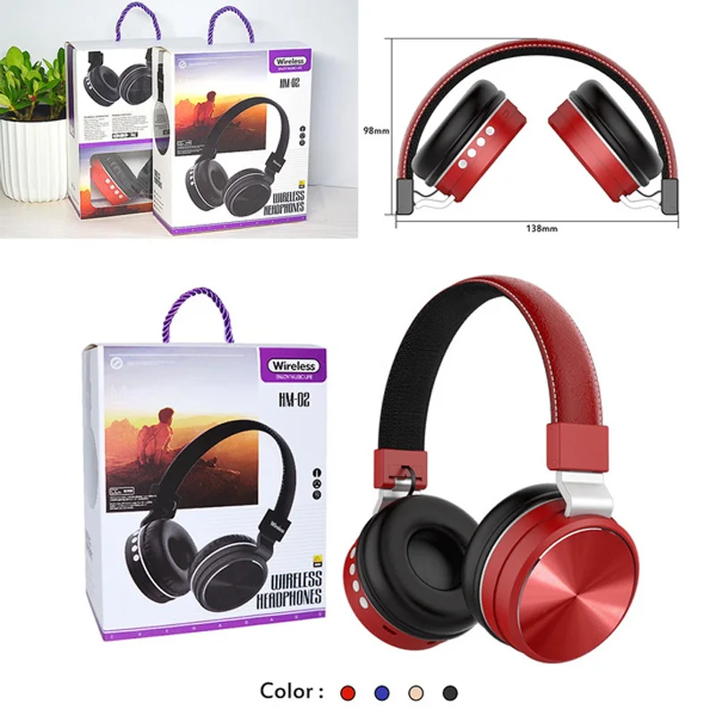 Foldable Wireless Bluetooth Headphones Head mounted Ergonomic Design Sport Gaming Music Headset Compatible With Phone Pc Tablets