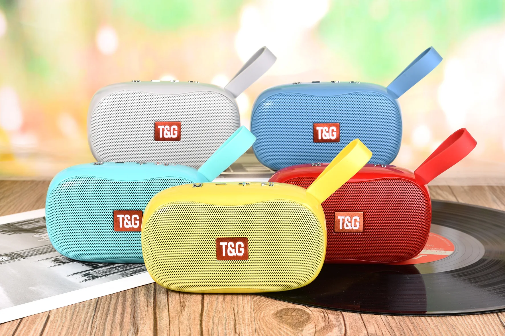 TG173 Мини Bluetooth динамик Портативный Открытый беспроводной динамик TWS межблочный 3D стерео музыка объемный звук Поддержка FM TFCard