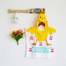 Размеры код 19-нижнее белье с рисунком из мультфильма трусы банные халаты для детей МАНТИЯ С Капюшоном хлопок банный халат-полотенце с лягушкой детские халаты