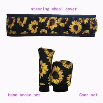 

Handbrake Steering Wheel Cover Gearshift Car Auto Interior Replacement